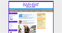 Desktop Screenshot of barbatmitzvahguide.com